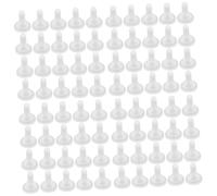 SUPVOX 80pcs Pet Pacifiers for Puppies and Kittens Soft Feeding Nipples and Easy to Clean for Newborn Pets High Temperature Resistant