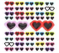 SUPVOX 80pcs Resin Sunglasses Charms Miniature Flatback Tiny Sunglasses Beads for DIY Jewelry Making and Handmade Craft Wear Resistant and Good Workmanship for Clothing Store Random Color