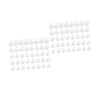 SUPVOX 80pcs Silicone Fingertip Protectors for Guitar Playing Finger Guards for Ukulele and Electric Guitar Protect Your Fingertips While Playing