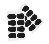SUPVOX 80pcs Silicone Saxophone Mouthpiece Pads Adhesive Patches Cushions Cushion Protection Soft Sturdy Oval Shape for Saxophone Mouthpiece Accessories Music Instrument Use