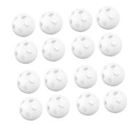 SUPVOX 80pcs White Rattle Inserts for Plastic Bell Balls for DIY Crafts and Noise Maker Replacement Compatible with Stuffed Animals and Crochet for Sensory Play and Repair