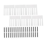 SUPVOX 88pcs Professional Piano Keytops Replacement Set Matte Black and White Keys Piano Repair Parts for Acoustic and Digital Keyboards Suitable for Pianists and Music Beginners