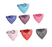 SUPVOX 8pcs Adjustable Dog Collar Dog Collar Puppy Accessories Bandana Calming