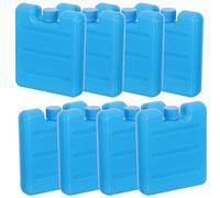 SUPVOX 8pcs Air Cooler Ice Packs Reusable Cooling Ice Packs Plastic High-density Resin Rapid Cooling Portable Cooler Accessories for Picnics Beach Food Transport