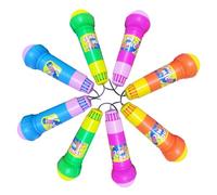 SUPVOX 8pcs Creative Echo Microphone for Lightweight Pretend Play Props with Realistic Design Suitable for Singing Stage Performances Parties Random Colors Random Color