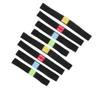 SUPVOX 8pcs Drum Cymbal Mute Belt for Percussion Elements and Drum Set Cymbals, Elastic Cloth Material Universal Compatibility and Hearing Protection, for Practice at Home Or