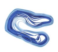 SUPVOX 8pcs Elastic Beach Chair Towel Bands Rubber Core 2cm Wide, 30cm Folded Length, Blue Aqua, Stretchy Sunbed Straps for Outdoor Beach, Pool, and Cruise Use