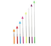 SUPVOX 8pcs Extendable Teaching Pointer Sticks Arrow Tips, Handheld Blackboard Reading Rods for Classroom Presentations and Early Education, Suitable for School and Office Use