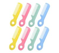 SUPVOX 8pcs Hair Comb Rounded Tooth Detangler Brush for Sensitive Scalp Newborn Hair Care Ergonomic Fit Lightweight Plastic Styling Brushes for Boys
