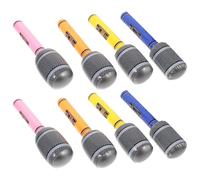 SUPVOX 8pcs Inflatable Simulation Fake Microphone Props for Music Party Favor Inflatable Microphones for Boys and Girls Play Assorted style