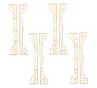 SUPVOX 8pcs Miniature Chinese Architectural Model Hanging Ornaments Vintage Dollhouse Furniture Traditional Decorative Screens for Doll House Decor and Japanese Style Miniature Scenes
