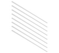 SUPVOX 8pcs Miniature Dollhouse Decor 1:12 Scale Peel And Stick Moulding Trim White Plastic Skirting Board Panels Self-Adhesive Wall Decor Baseboard Wall And Door Molding Accessories Set