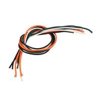 SUPVOX 8pcs Pre-tinned Copper Pushback Guitar Wire Kit Cloth-covered Braided Cables for Electric Guitar Bass Waxed Wiring for Clear Audio Signal Replacement Parts for Amps and Instrument