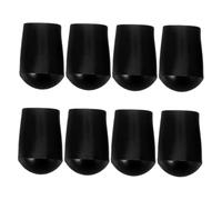 SUPVOX 8pcs Rubber Cello Endpin Tip Pads Anti-slip Floor Protectors for Bass and Cello Inner Diameter Non-slip Stoppers Compatible with Various String Instruments