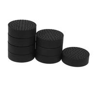SUPVOX 8pcs Rubber Flower Pot Drainage Pads Non Slip Plant Pot Feet for Improved Ventilation and Soil Leakage Prevention Round Invisible Planter Supports for Indoor and Outdoor Gardening