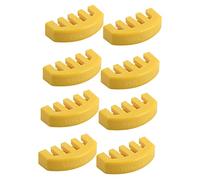 SUPVOX 8pcs Rubber Violin Practice Mutes Colorful Violin Silencers Volume Reducers for Quiet Practice and Scratch Design for Musicians