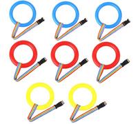 SUPVOX 8pcs Safety Walking Rope with Smooth Handles Bright Colors Lost Daycare Walking Rope for Reusable Outdoor Transition Aid Random Color