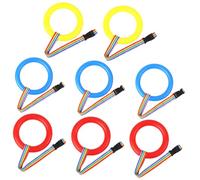 SUPVOX 8pcs Safety Walking Rope with Smooth Handles for Outdoor Use Detachable Lost Leash for Bright Colors for Visibility and Group Safety Random Color