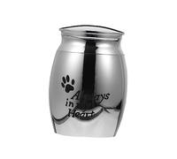 SUPVOX 8pcs Stainless Steel Pet Ash Urn Box for Storing Pet Remains and Lightweight Cinerary Container Smooth Finish for Memorialization