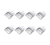 SUPVOX 8pcs Stainless Steel Queen Clips for Bees Metal Rearing Cage Clamp for Beekeeping Tools Rust-resistant Keeping Gear for Hive Inspection and Honey Harvesting