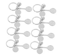 SUPVOX 8pcs Tennis Racket Keychain Mini Sports Pendant Keyring for Athletes Stylish Bag Charms Tennis Key Chain Accessories for Fans