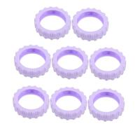 SUPVOX 8pcs Travel Luggage Caster Wheel Protectors Silicone Wheel Covers for Suitcase Socks Luggage Protection Easy to Install