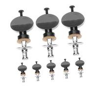 SUPVOX 8pcs Ukulele Tuning Pegs Metal Straight Rod Precision for Stable Sound and Effortless String Replacement Durable Round Knob Design for Reliable Performance and Enhanced Tonal