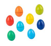 SUPVOX 8pcs Wooden Egg Shape Recognition for Early Education Parent Interactive Set Preschool Mental Concentration Development
