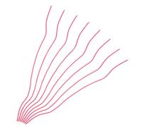 SUPVOX 8pcs Yangqin Dulcimer Rubber Tubes Replacement Set Thin Lightweight Anti-oxidation Tubing for Chinese Yangqin Instrument Accessories