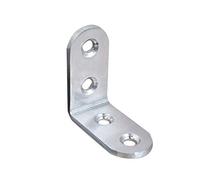 SUPVOX 90degree Stainless Steel Furniture Corner Brace Right Angle Accessories Fixed Shelf for Home round Bracket Heavy Duty Angle Brackets