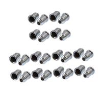 SUPVOX 90pcs Guitar String Caps Through Body Mounting Buckles for Guitar Accessories Silver for String Replacement Repair Fit