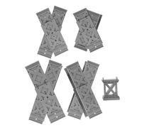 SUPVOX 9pcs Decorative Bridge Pier for Train Tracks Support Risers Compatible with Various Railway Accessories Enhances Creativity and Skill Development