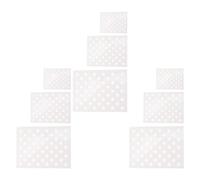 SUPVOX 9pcs DIY Star Stencils Set with Hollow Five-Pointed Stars in Large 10.5x14.82 Medium 7x10 Small 5x7 for Painting Crafts Wall Art