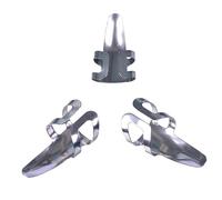 SUPVOX 9pcs Stainless Steel Forefinger Guitar and Bass Finger Picks Set, Single Forefinger Nail Plectrums for Guitar and Bass Playing