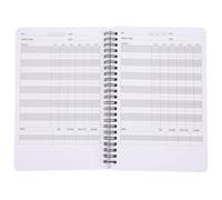 SUPVOX A5 Fitness Workout Planner Notebook for Men and Women - Weightlifting Journal Spiral Binding, Fitness Schedule Notepad for Exercise and Diet Tracking, Self-discipline Log Book