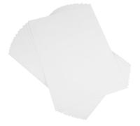 SUPVOX A5 White Texture Report Folder Covers, 100 Sheets Document Binding Covers for Office and School Project Filing