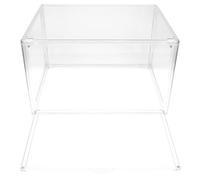 SUPVOX Acrylic Desktop Bookcase Storage Box with Lid, Stackable Multi-layer Bookshelf for Student Desk and Dorm Room, Dustproof Classroom Storage Bin for Books