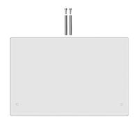 SUPVOX Acrylic Erasable Memo Writing Board with 2pcs 7cm Push Pins Desktop Message Board for Home Office Student Supply