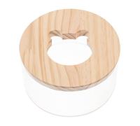SUPVOX Acrylic Hamster Sand Bath Container Cover Multi-functional Pet Shower Box for Small Animals Design for Bathing and Toilet Needs
