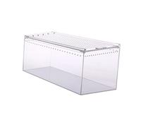 SUPVOX Acrylic Reptile Feeding Box Climbing Container for Corn Snakes Frogs Spiders for Pets Easy to Clean Safe Materials