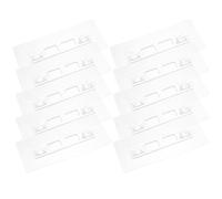 SUPVOX Adhesive Shelf Brackets Plastic Material with Strong Load-Bearing Capacity 12pcs Punch Free Installation for Floating Shelves Suitable for Closets and Other Smooth Surfaces