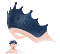 SUPVOX Adjustable Bath Cap Hair Washing Shield for Cute Crown Design Shower Visor Soft Material Bath Hat Protecting Eyes and Ears for Boy Girl