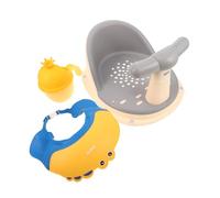 SUPVOX Adjustable Bath Seat for Newborns Non Slip Bathtub Chair with Raised Design for Sitting Support Stable and Portable Bath Seat