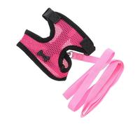 SUPVOX Adjustable Breathable Mesh Hen Vest with Extra-long Outdoor Traction Rope for Chickens Ducks Geese Comfortable Butterfly Bow in Pink S for Walking and Parties