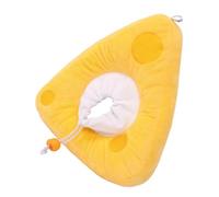 SUPVOX Adjustable Cheese Cat Collar Soft Protective Neck Cone for Comfort Lightweight Non-obstructive Design for Eating Sleeping for Cats
