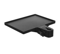 SUPVOX Adjustable Clamp Mic Stand Tray Holder with Buckle Lock Portable Microphone Rack Shelf Compatible with Mic Music Speaker Selfie Light Stands for Live Streaming Karaoke Concerts
