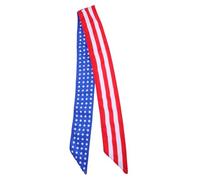 SUPVOX Adjustable Moisture Wicking Sport Headband with American Flag Print Sweat Blocking Running Hair Band for Men and Women Stretchy Fitness Wrap for Tennis Cycling Workout and Outdoor