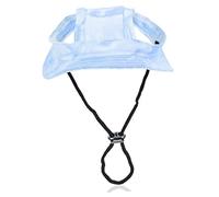 SUPVOX Adjustable Pet Bucket Hat Sunshade Dog Baseball Cap for Large Dogs Outdoor Summer Hat Chin Strap