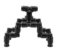 SUPVOX Adjustable Pet Cooling Nozzles for Reptiles Misting System for Terrarium Humidity Rotatable Sprayers for Lizard and Animal Supplies Black