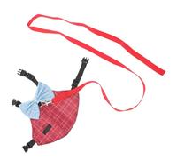 SUPVOX Adjustable Rabbit Gentleman Suit Harness and Leash Set for Small Animals Cute Bunny Clothes Chest Strap for Outdoor Walks and Parties